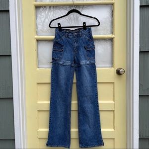 90's Y2K Vintage convertible jeans